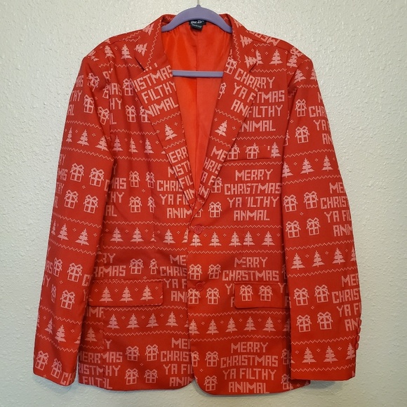 2 piece ugly Christmas suit set - Picture 2 of 8
